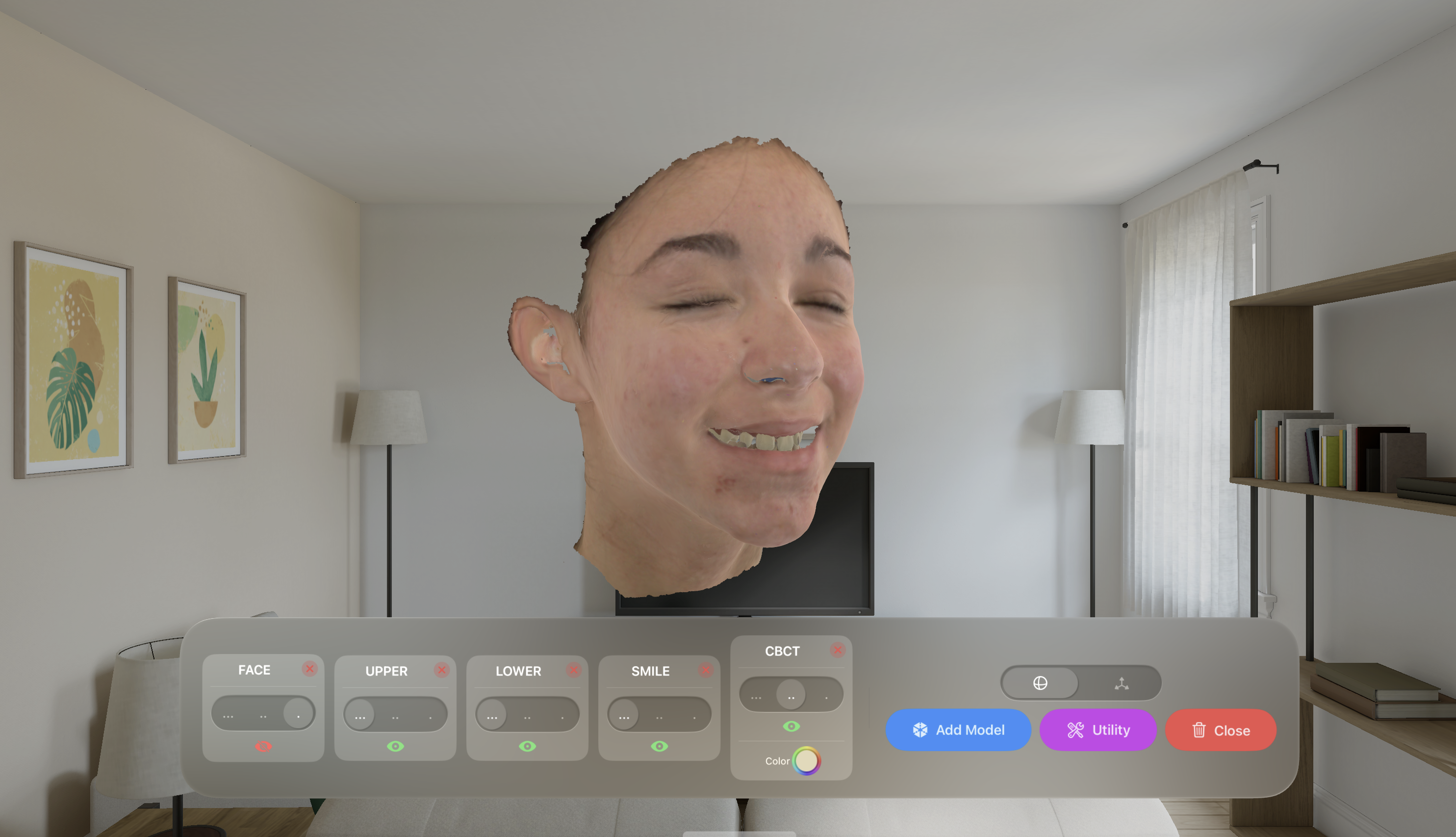 3D dental arch overlay